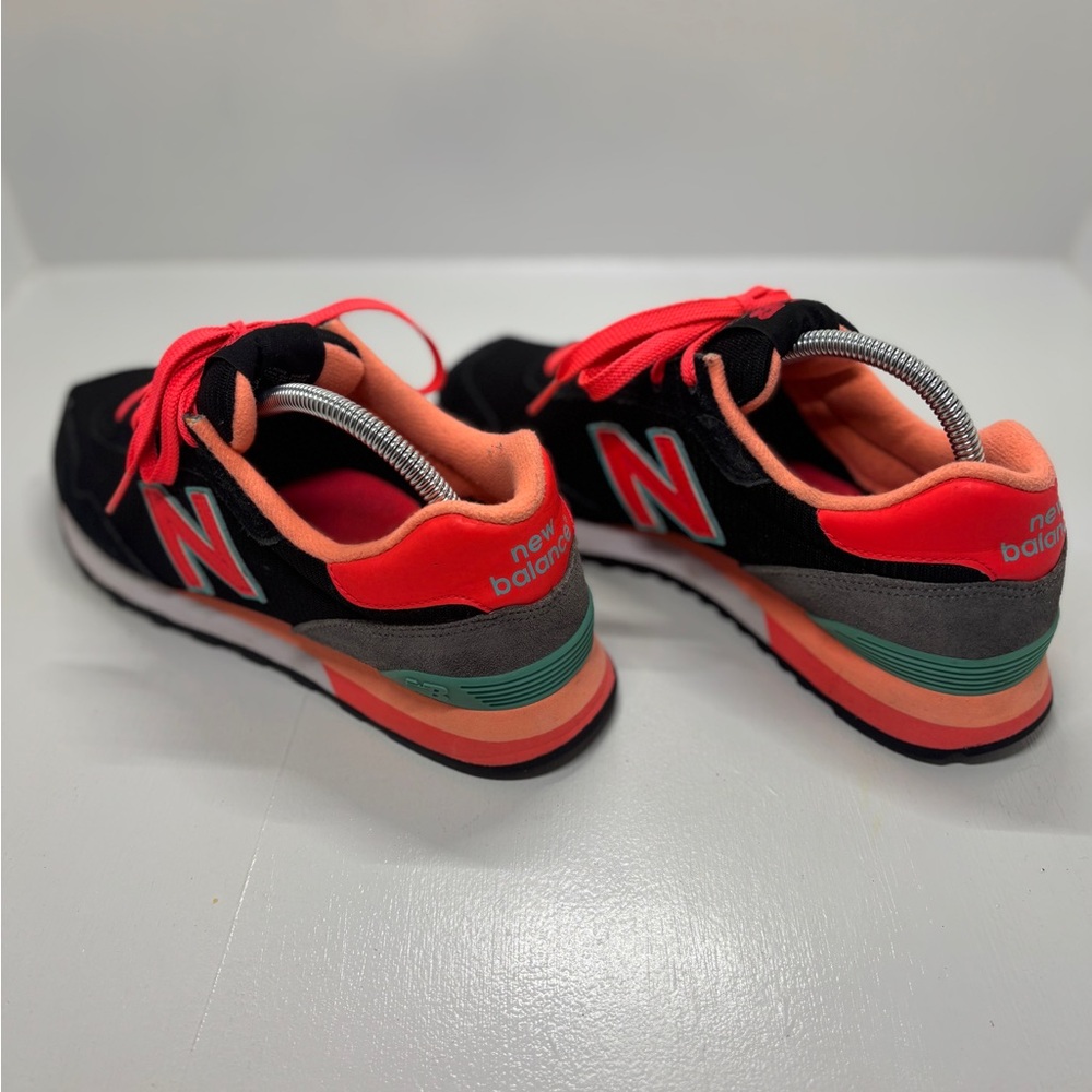 New Balance 515 Women’s Size 10 Black Coral Teal Retro Running Sneakers WL515BLC - Picture 5 of 12